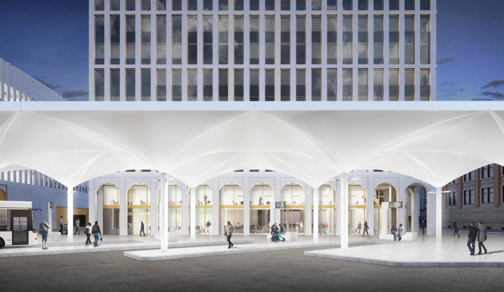 © KNERER UND LANG Architekten mit Atelier . Schmelzer . Weber | Fernbusterminal 2020 | 